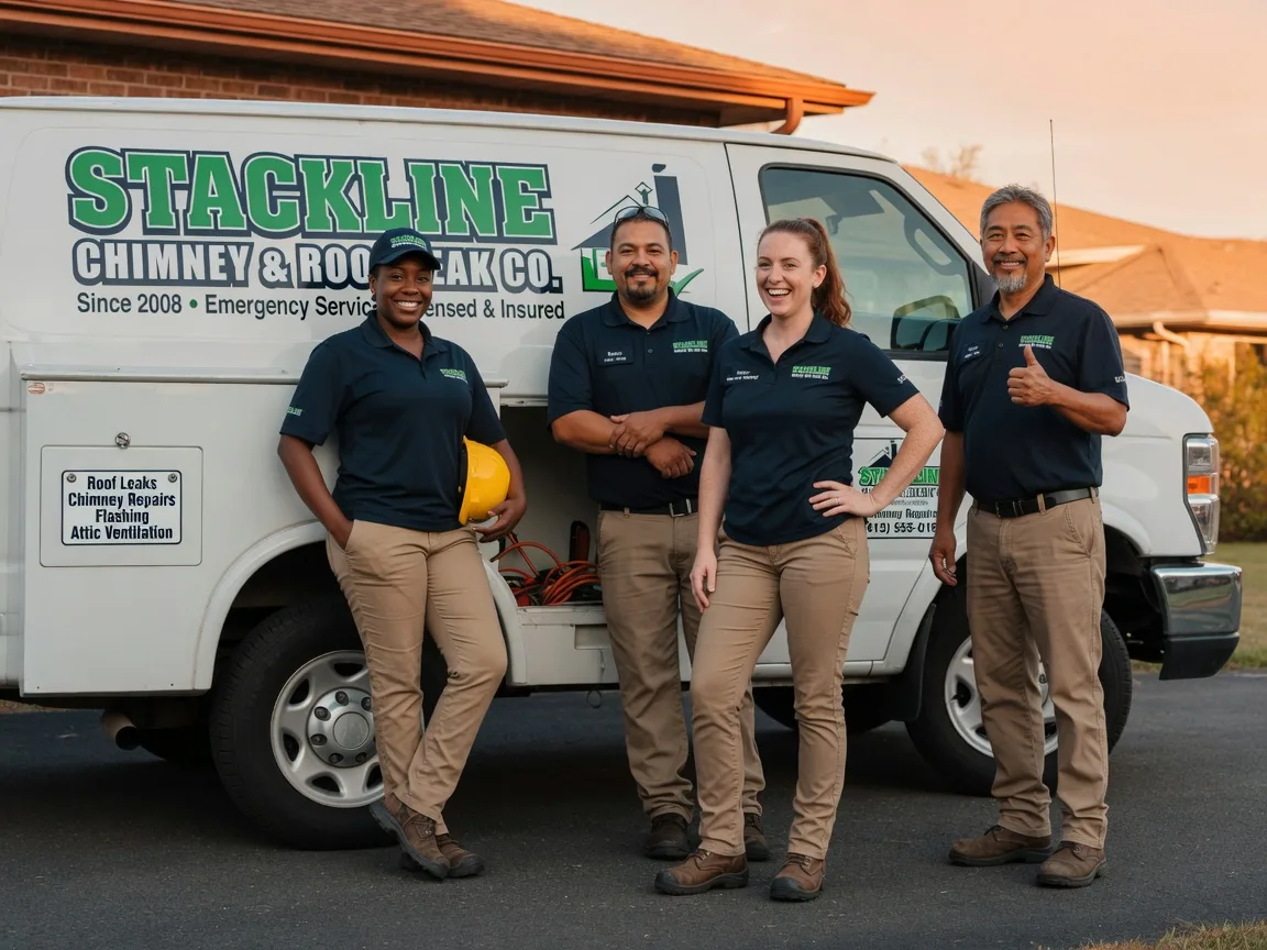 Chimney flashing repair company in New Boston, MI